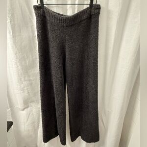 Cozy Grey Plush Lounge Pants